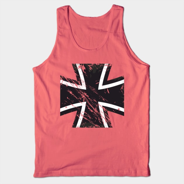 The worn cross of the Bundeswehr Tank Top by FAawRay